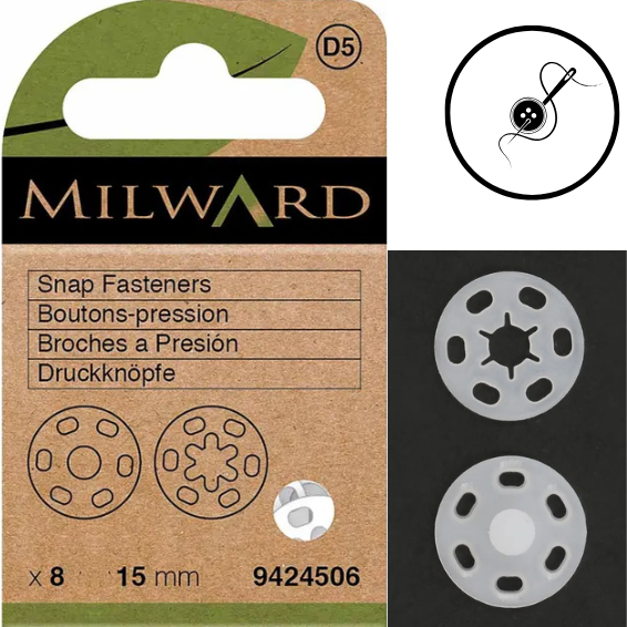 4895126756506 | 9424506 | MG9424506 | Milward | Milward Drukknopen 15mm Transparant | Drukknopen 15mm | Drukknopen kopen | Fournituren kopen | drukknopen | transparante knopen | Milward drukknopen | kunststof drukknopen | druksluiting | quilt sluiting | sluiting dekbedovertrek | sluiting woontextiel | naaiknopen, sluiting naaien | 15mm knopen | sluiting kussens | sluiting slaapzakken | sluiting babydeken | sluiting naaien | handwerk | sluiting gordijnen | Druckknöpfe transparent | Druckknöpfe 15mm | Milward Knöpfe | Kunststoffknöpfe | Bettwäscheverschluss | Druckverschluss nähen | snap fasteners transparent | 15mm snap buttons | plastic snap closures | snap buttons quilts | duvet closure snaps | baby blanket snaps | invisible sewing closures | Milward haberdashery