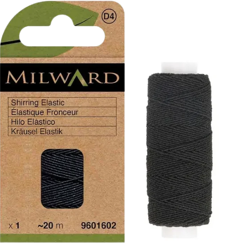 9601602 | 4895126757602 | MG9601602 | Milward Rimpelelastiek Smokelastiek Zwart _ 0,75mm _ 20m | Milward Green | Milward | Milward rimpelelastiek | rimpelelastiek | zwart rimpelelastiek | Milward smokelastiek | smokelastiek | zwart smokelastiek | elastisch garen | elastiek garen | elastiek op klos | rimpelelastiek 0,75mm | rimpelelastiek 20m | smokelastiek 20m | elastisch naaigaren | elastiek voor naaimachine | naaimachine elastiek | onderdraad elastiek | rimpelen stof | stof rimpelen | smokwerk | smocken | elastisch smokwerk | pofeffect naaien | kleding rimpelen | elastische kledingdetails | naaibenodigdheden | fournituren | naaigaren elastisch | Milward Kräuselelastik | Kräuselelastik schwarz | Smokgummi | schwarzes Smokgummi | elastischer Nähfaden | Gummifaden | Gummifaden schwarz | Kräuseln Stoff | Smoken | elastischer Faden | Nähzubehör | Milward shirring elastic | shirring elastic | black shirring elastic | Milward elastic thread | elastic thread | black elastic thread | shirring thread | elastic sewing thread | smocking elastic | smocking thread | gathering elastic | fabric gathering | gathering thread | sewing machine elastic | elastic bobbin thread | dressmaking elastic | sewing supplies | 0.75mm elastic | 20m elastic thread