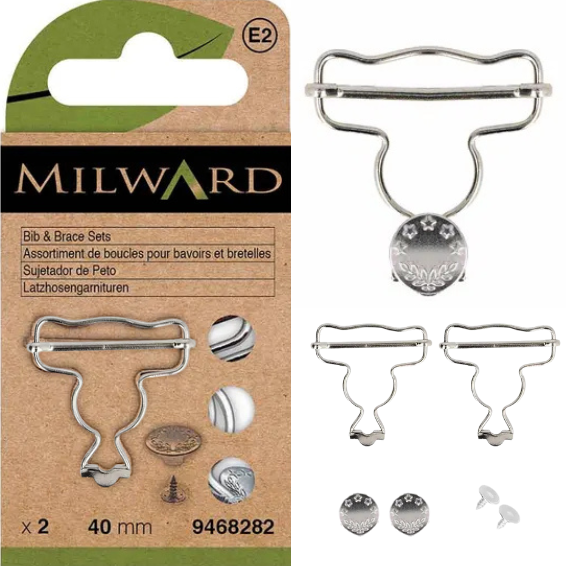 4895126757282 | 9468282 | MG9468282 | Milward | Milward Green | Milward Gespen | Milward tuinbroek gesp | Milward Bretel Gesp | Milward bretelsluiting | Bretel gesp | Bretel sluiting