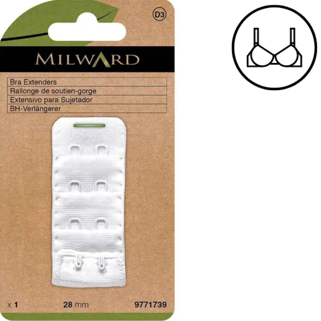 4895126758739 | 9771739 | MG9771739 Milward | Milward Green | bh verlengstuk | bh verlenger | beha verlengen | bh comfort | bh sluiting | lingerie accessoires | ondergoed reparatie | bh oplossing | milward bh | bh verlengen wit | verstelbare bh sluiting | bh uitbreiden | bh haakjes | wit bh verlengstuk | milward zwart | textielreparatie | kledingaccessoires | verstelbare lingerie | bh kleiner maken | bh groter maken | verlengstuk haakjes | bh sluiting wit | milward essentials | bh verlengstuk 38mm | bh 2 haken | BH-Verlängerung | Büstenhalter Erweiterung | BH-Erweiterung Weiß, Milward BH | Bra extender | Bra extension | Adjustable bra hook | Milward bra white | Lingerie fixing