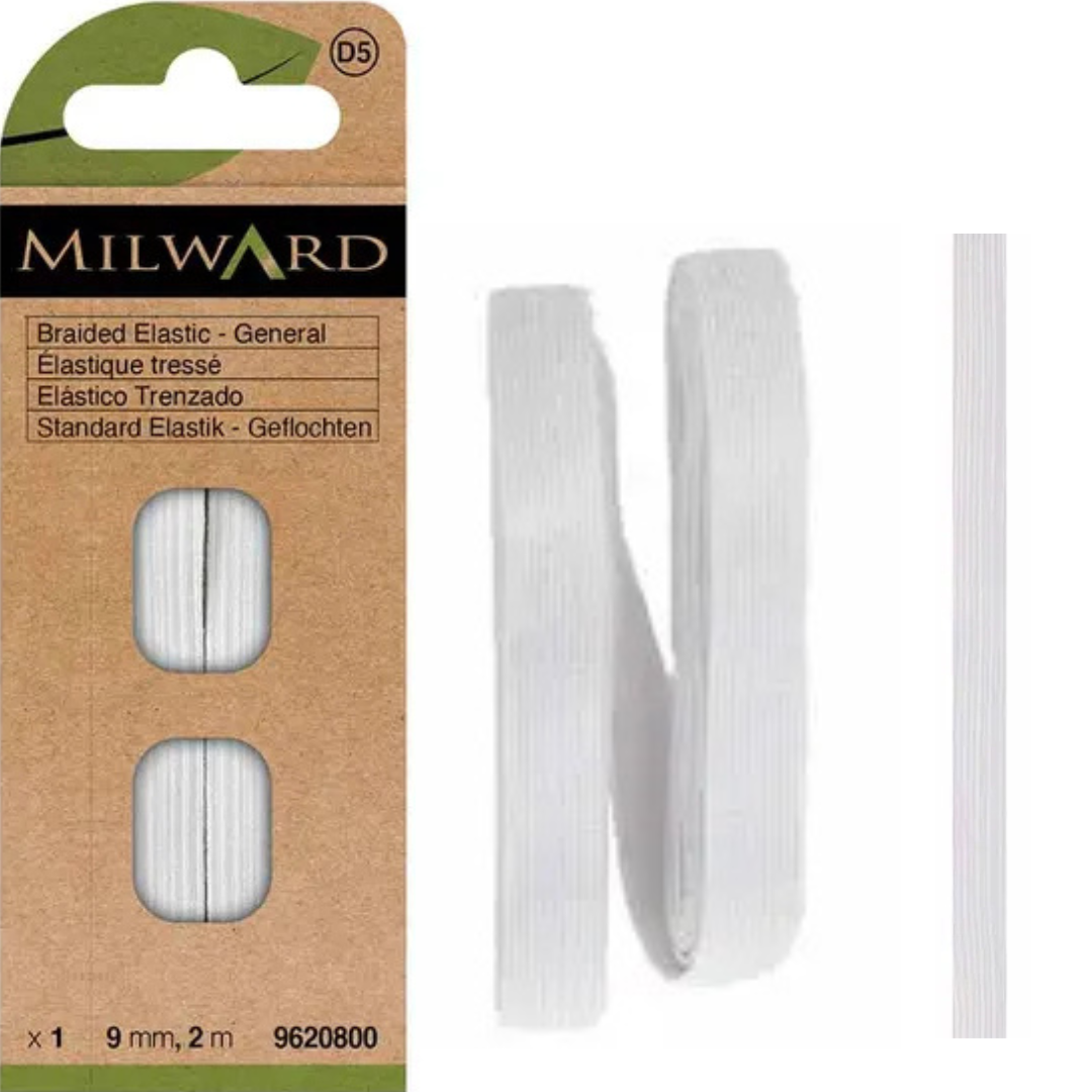 4895126757800 | 9620800 | MG9620800 | Milward | Milward Green | Milward elastiek | elastiek | directoire | elastiek lingerie elastiek | wit elastiek | smal elastiek | milward elastiek | naaibenodigdheden | kledingreparatie | onderbroekenelastiek |elastiek 9mm | repair tools, sewing elastic | underwear elastic | stretchy band | polyester elastic | nachhaltiges | reparatur elastikband | kleidung reparieren | elastik Weiß | elastik meterware | sewing supplies | basic elastic | DIY kleding | naaibenodigdheden wit | elastiek voor babykleding | elastiek voor zwemkleding | braided elastic | durable elastic | milward sewing