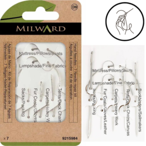 4895126754984 | 9215984 | MG9215984 | Milward | Milward Green | Milward Reparatie Naalden Set Meubel Tas Canvas | reparatie naalden | reparatie naalden set | meubel reparatie | canvas naaien | leer reparatie | tapijt naald | stoffeer naalden | handwerk gereedschap | Milward naalden | reparatie tools | Naehnadeln Reparatur | Reparaturnadeln