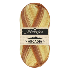 1727-903 | 8717738239245 | Scheepjes | Scheepjes sokkenwol | Scheepjes Arcadia | Scheepjes Arcadia Savannah | Arcadia Solid Striped Tones | Arcadia Savannah | Arcadia Striped Tones Savannah | Scheepjes | Arcadia | sokkenwol Savannah | Sokkenwol | Breien | Haken | Fingering wol | Wol | Polyamide |Duurzaam | Machine wasbaar | Slijtvast | Automatisch patroon breien | Sock yarn | Wool | Yarn | Knitting | Crochet | Accessoires | Sokken breien | Truien breien | Sjaals breien | Sjaals haken | Wanten | DIY breien | Handwerk | Stricken | Häkeln | Cozy | Creative | Knittingprojects