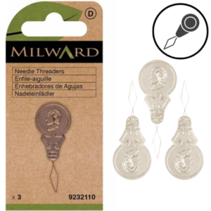 4895126755110 | 9232110 | MG9232110 | Milward | Milward Green | naaldinrijger | draad inrijgen | draad door naald | draaddoorsteker | naaien accessoires | milward hulpmiddel | handwerken | borduren | handig naaigerei | naaldinrijger aluminium | aluminium handvat | draad doorhalen | needle threader | sewing tool | Milward tool | hand sewing | embroidery helper | 3-pack | sustainable packaging | Nähhelfer | Nadeleinfädler | Handnähwerkzeug | Nähzubehör | Milward Naaldinrijger Draaddoorsteker Aluminium 3 stuks Set