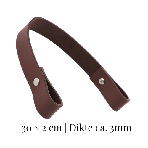890607-4 | 8596475615952 | Huismerk | leren tashengsel | bruin leren tashengsel | tashengsel 30cm | leren tashengsel 30cm | tashengsel 2cm | leren handvat | bruin leren handvat | echt leren handvat | rundleer tashengsel | rundleer handvat | tashandvat | leren tasgreep | tas hengsel bruin | tas maken | zelf tassen maken | tassen maken accessoires | tas accessoires | tasbeslag | handtas maken | mand maken | handvat voor tas | handvat voor mand | leren handgreep | leather bag handle | brown leather handle | leather purse handle | cowhide handle | Leder Taschengriff | Ledergriff Tasche | brauner Taschengriff