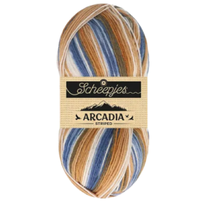 1745-910 | 8717738244270 | Scheepjes Arcadia Striped Timber 910 100g Sokkenwol | Scheepjes | Scheepjes Arcadia | Scheepjes Arcadia Striped | | Accessoires | Arcadia | Arcadia Striped | Arcadia Timber | Automatisch patroon | blauw | Blue | Bleu | Blu | blau | bruin | Brown | Marron | Marrone | Braun | wit | White | Blanc | Bianco | WeiΓ | breien | Cozy | creative | crochet | DIY | Duurzaam | Fingering | hΓ€keln | haken | handwerk | Jacquard | knitting | Knittingprojects | Machinewasbaar | Muts | OEKO-TEX | Polyamide | scheepjes | scheepjes arcadia | scheepjes arcadia striped | scheepjes arcadia timber | Sjaal | Sjaals | Slijtvast | Sockyarn | Sokken | Sokkenwol | stricken | Striped | Timber | Trui | Truien | Wanten | Warm | wol | Wool | WoolBlend | yarn