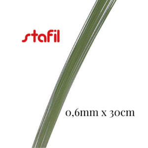 601-13 | 9005791146501 | Stafil | Stafil Bloemsteeldraad Groen Florist Wire 0.6mm x 30cm 60pcs | Florist wire | Bloemsteeldraad | Bloemsteeldraden | Bloemstelen | Metaaldraad | Metaaldraad groen | Bloemsteeldraad groen | Floristic wire green | Blumendraht