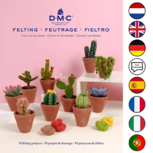 DMC Cacti Succulents viltboek naaldvilten patronen