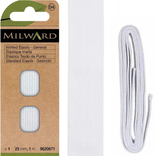 9620671 | 4895126757671 | MG9620671 | Milward Gebreid Elastiek Wit _ 25mm _ 1m | Milward | Milward Green | Milward | Milward elastiek | Milward gebreid elastiek | gebreid elastiek | elastiek wit | wit elastiek | elastiek 25mm | 25mm elastiek | elastiek 1 meter | breed elastiek | zacht elastiek | rekbaar elastiek | polyester elastiek | naaielastiek | elastiek voor naaien | elastiek voor kleding | elastiek sportkleding | sportkleding elastiek | elastiek ondergoed | tailleband elastiek | kleding elastiek | naaibenodigdheden | fournituren elastiek | wit naaielastiek | breed naaielastiek | elastische band | Milward Gummiband | Milward Strickgummiband | gestricktes Gummiband | Gummiband weiß | weißes Gummiband | Gummiband 25mm | elastisches Band | Nähgummi | Gummiband zum Nähen | Bekleidungsgummi | Sportbekleidung Gummiband | breites Gummiband | Nähzubehör | Milward knitted elastic | knitted elastic | white elastic | 25mm elastic | elastic 1 metre | wide elastic | soft elastic | stretch elastic | polyester elastic | sewing elastic | clothing elastic | sportswear elastic | underwear elastic | waistband elastic | white sewing elastic | elastic band | dressmaking elastic | sewing supplies