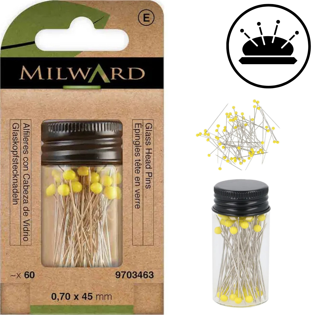 9414223 | 4895126756223 | MG9414223 | Milward Hittebestendige Glaskopspelden 45mm 60 stuks | Milward Green | Milward | Milward glaskopspelden | Milward hittebestendige glaskopspelden | Milward glaskopspelden 45mm | glaskopspelden | hittebestendige glaskopspelden | glaskopspelden 45mm | glaskopspelden geel | gele glaskopspelden | spelden met glazen kop | spelden 45mm | spelden 0.7mm | spelden 0.7x45mm | lange spelden | extra lange spelden | hittebestendige spelden | strijkbestendige spelden | spelden voor strijken | spelden voor naaien | naaispelden | naaien | spelden kleding maken | spelden voor stof | stof vastspelden | patroondelen vastspelden | zoom spelden | zomen spelden | plooien spelden | vernikkelde spelden | vernikkeld staal spelden | glaskopspelden 60 stuks | spelden 60 stuks | naaibenodigdheden | fournituren | Glaskopfstecknadeln | Milward Glaskopfstecknadeln | Glaskopfstecknadeln 45mm | gelbe Glaskopfstecknadeln | hitzebeständige Stecknadeln | bügelfeste Stecknadeln | Stecknadeln 45mm | Stecknadeln zum Nähen | Nähnadeln | Nähzubehör | Milward glass head pins | glass head pins | glass headed pins | heat resistant pins | heat resistant glass head pins | iron proof pins | yellow glass head pins | 45mm glass head pins | extra long pins | sewing pins | dressmaking pins | fabric pins | pins for sewing | nickel plated steel pins | glass head sewing pins | 60 glass head pins