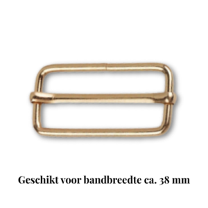 060803-4 | 8591149345739 | Schuifgesp Goud Metaal 38mm Tassenband | schuifgesp goud | schuifgesp 38mm | schuifgesp tassenband | schuifgesp brede band | verstelgesp goud | verstelgesp 38mm | metalen schuifgesp | gouden schuifgesp | gesp tassenband 38mm | gesp voor brede tassenband | brede tassenband | tassenband verstelbaar | verstelbare tassenband | schouderband verstelbaar | brede schouderband | schouderband gesp | tashengsel gesp | tassen maken | tas maken | tasonderdelen | tassenbeslag | tassenbeslag goud | goudkleurig tassenbeslag | schoudertas maken | crossbody tas maken | bag strap slider gold | strap slider 38mm | metal strap slider | adjustable bag strap | wide bag strap | bag hardware gold | Gurtversteller 38mm | Schieber gold 38mm | Taschenband verstellbar | Taschenbeschläge gold