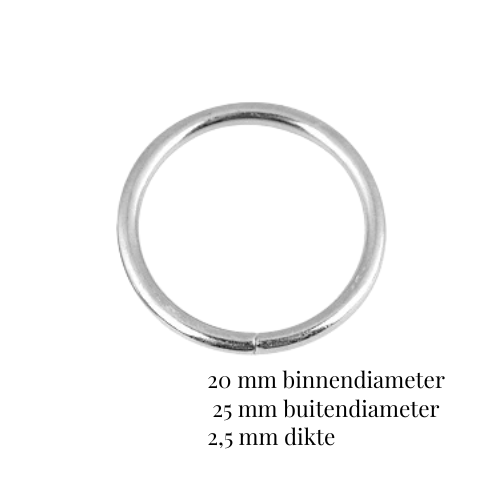 730808-1 | 8591149177408 | Tassenring Nikkel Metaal 20mm O-Ring | tassenring nikkel | tassenring 20mm | o-ring nikkel | o-ring 20mm | metalen tassenring | ronde tassenring | nikkelkleurige tassenring | metalen ring nikkel | metalen ring 20mm | ring voor tassen | ring voor schoudertas | schoudertas ring | hengsel ring | schouderband ring | tassen maken | tas maken | tasonderdelen | tassenbeslag | tassenbeslag nikkel | nikkelkleurig tassenbeslag | musketonhaak ring | tashengsel bevestigen | schouderband bevestigen | bag ring nickel | o ring nickel | bag ring 20mm | metal bag ring | shoulder bag ring | bag hardware nickel | Taschenring nickel | O-Ring nickel | Taschenring 20mm | Metallring Tasche | Taschenbeschläge nickel
