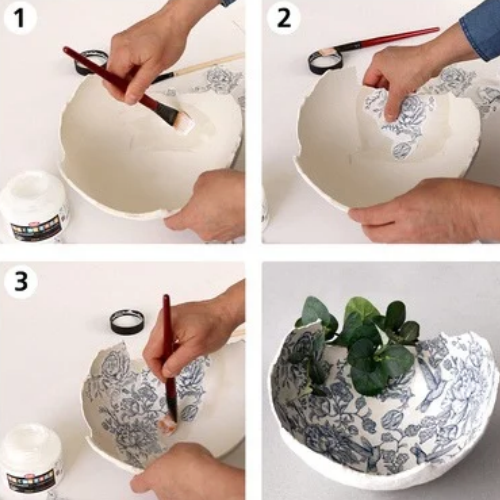 ViVa Decor Decoupage Lijm & Lak | Transparant 250ml - Afbeelding 3